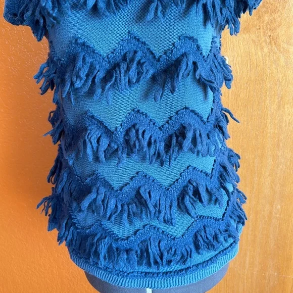 Anthropologie Yellow Bird Fringed Sweater - Picture 3 of 10